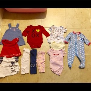 Lot Of 3-6 Month Baby Girl Clothes